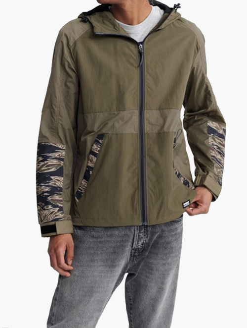 MyRunway | Shop Superdry Chive Desert Alchemy Zip Through Jacket